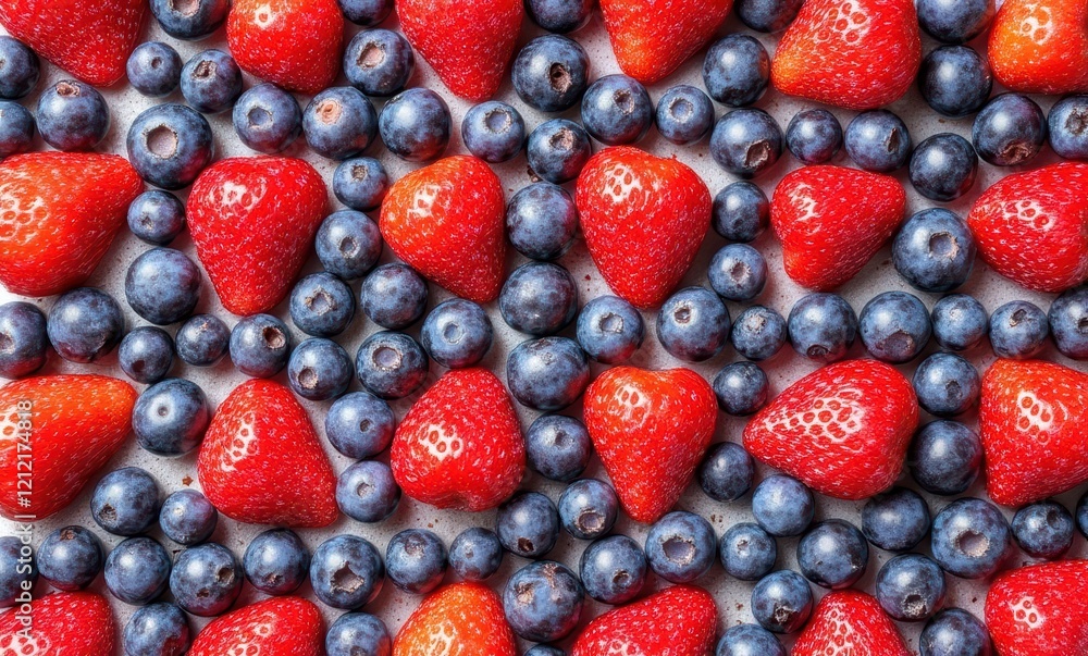 Fresh strawberries and blueberries arrangement Fresh strawberries and blueberries arrangement