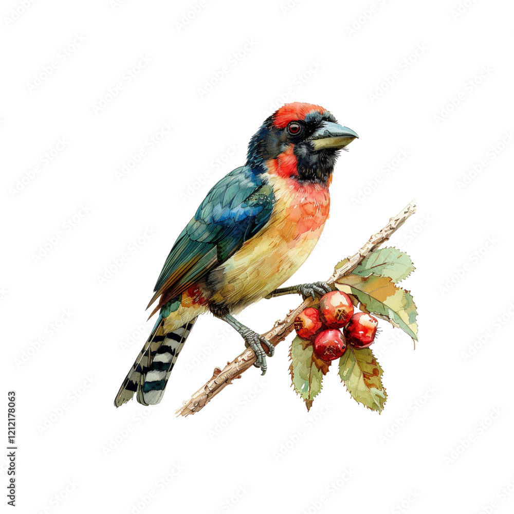 Fototapeta premium Bird Clipart Vector Illustration - Vibrant and Detailed Design
