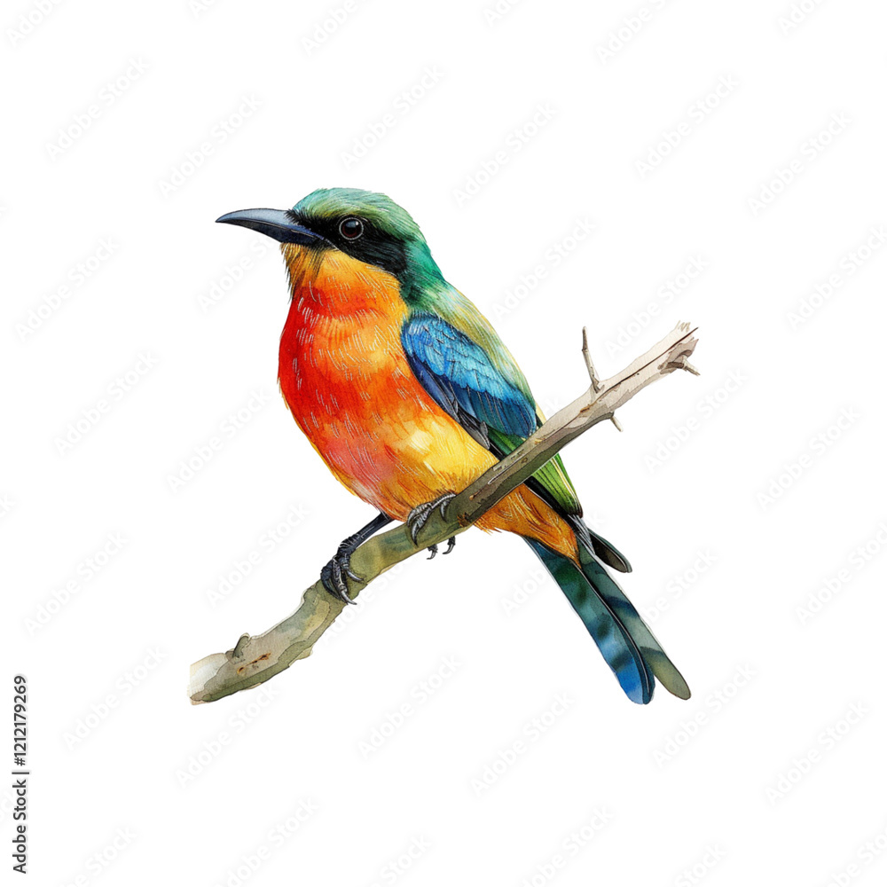 Obraz premium Bird Clipart Vector Illustration - Vibrant and Detailed Design