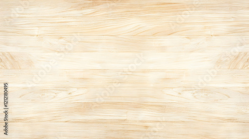 A smooth  light-colored wooden surface  ideal for backgrounds or textures.