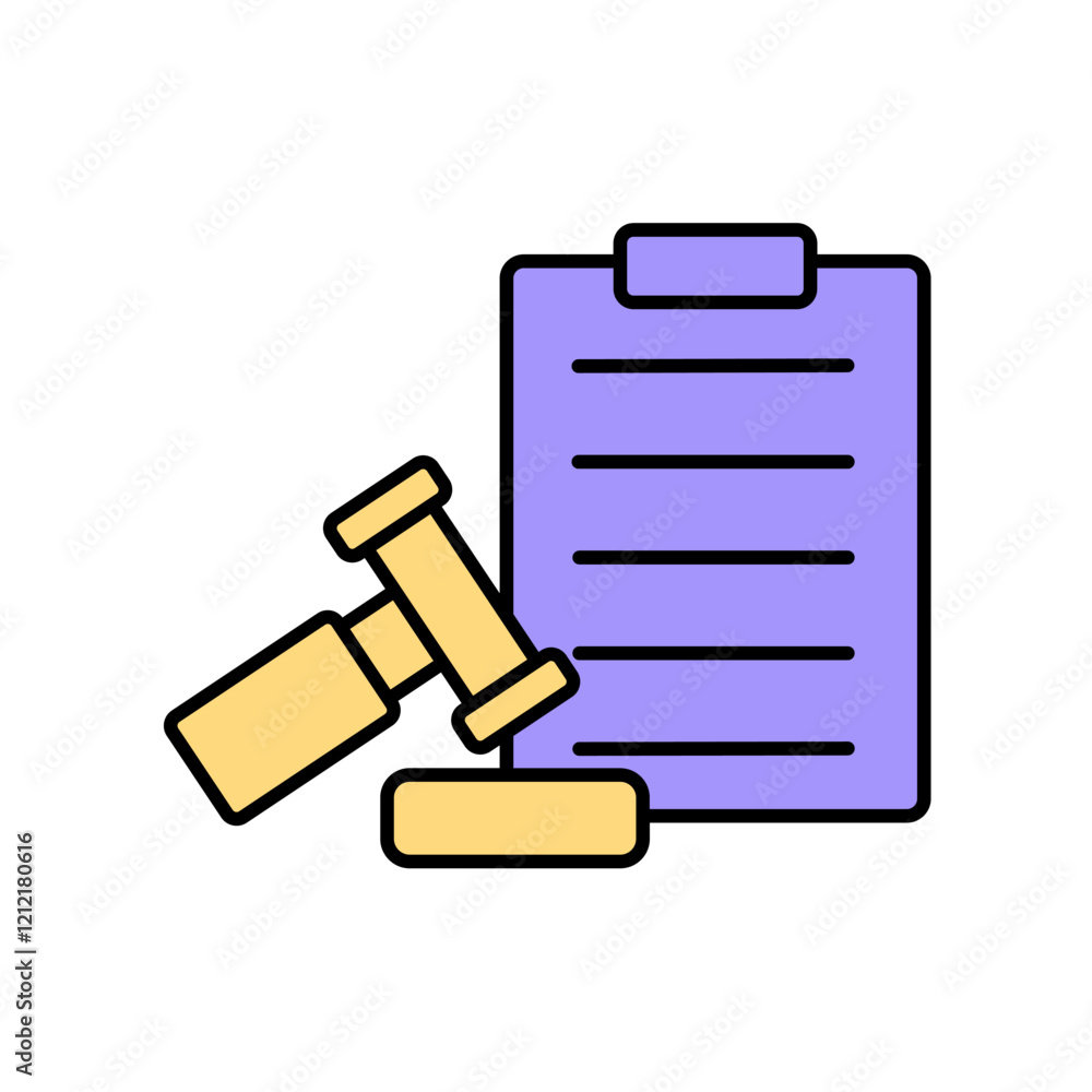 Icon a compliance, isolated against a clean background. Icon a compliance, isolated against a clean background.