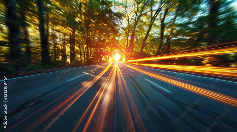 photograph of Digital data flow on road in concept of cyber global communication and coding with graphic creating vision of fast speed transfer telephoto lens summer daylight cool color photograph of Digital data flow on road in concept of cyber global communication and coding with graphic creating vision of fast speed transfer telephoto lens summer daylight cool color