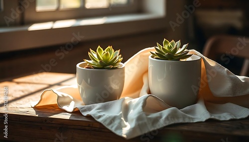 flowers on the windowsill