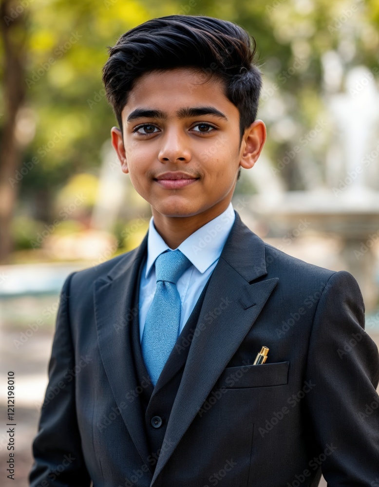 Indian kids model with business uniform Indian kids model with business uniform