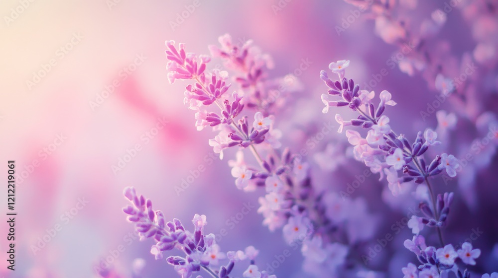 Lavender Blooms in Soft Light, Peaceful Garden, Botanical Photography, Serene Environment, Close-Up Perspective, Nature's Beauty Lavender Blooms in Soft Light, Peaceful Garden, Botanical Photography, Serene Environment, Close-Up Perspective, Nature's Beauty
