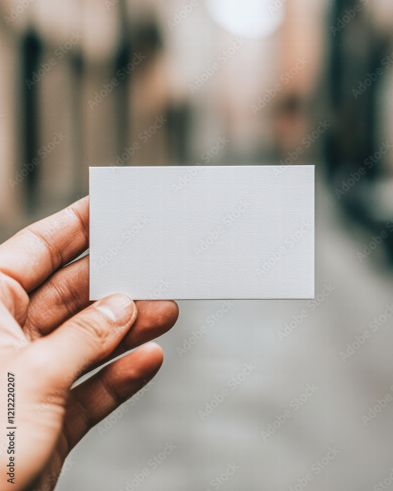 Business card design showcase urban setting street environment close-up view minimalism Business card design showcase urban setting street environment close-up view minimalism