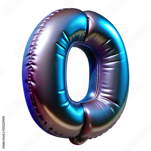 3d birthday foil balloons number