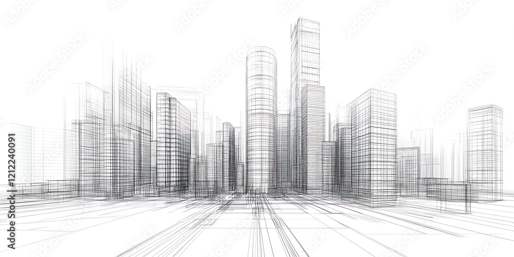 Architectural blueprint of urban skyscrapers Envisioning tomorrow a blueprint of a futuristic city with towering skyscrapers urban landscape architectural concept
Architectural blueprint of urban skyscrapers Envisioning tomorrow a blueprint of a futuristic city with towering skyscrapers urban landscape architectural concept