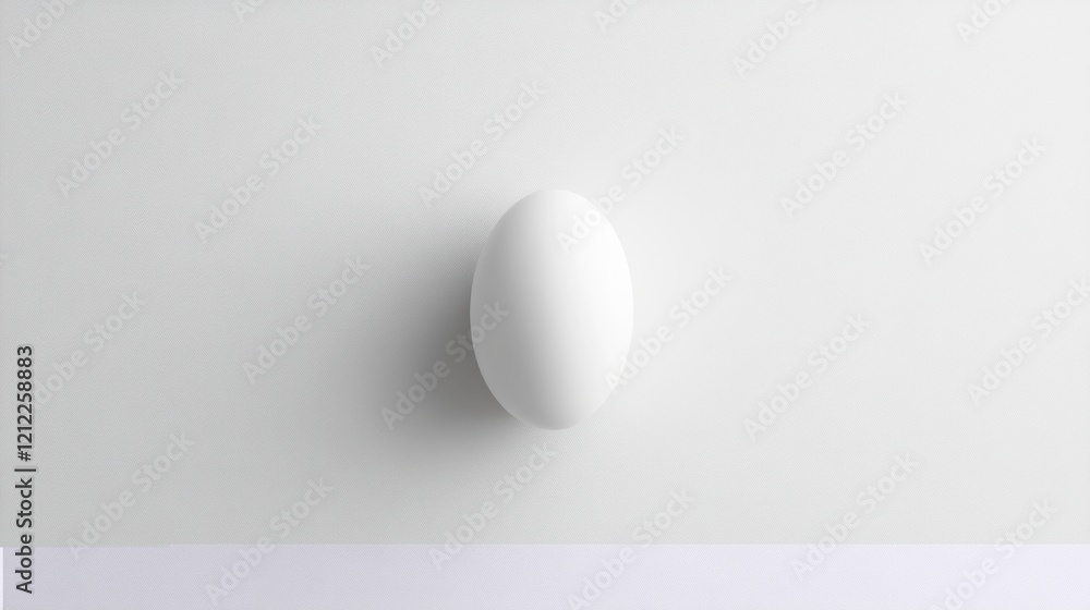 Single white egg on white background. (1) Single white egg on white background. (1)