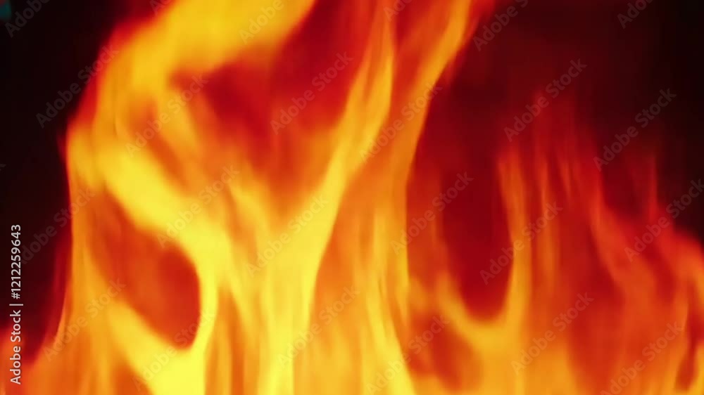 Inferno Blaze - Red and yellow blazing fire overlay overlay Effect Inferno Blaze - Red and yellow blazing fire overlay overlay Effect