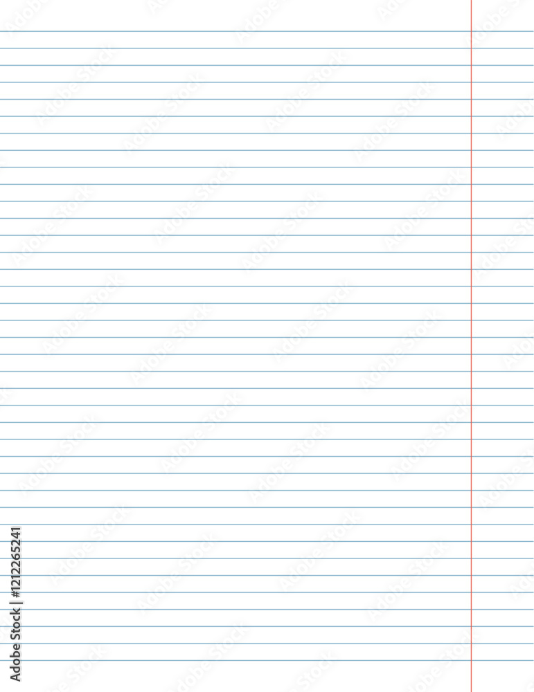 Notebook Paper stripes exercise book. Printable graphic design sheet. Notebook paper template PNG Notebook Paper stripes exercise book. Printable graphic design sheet. Notebook paper template PNG