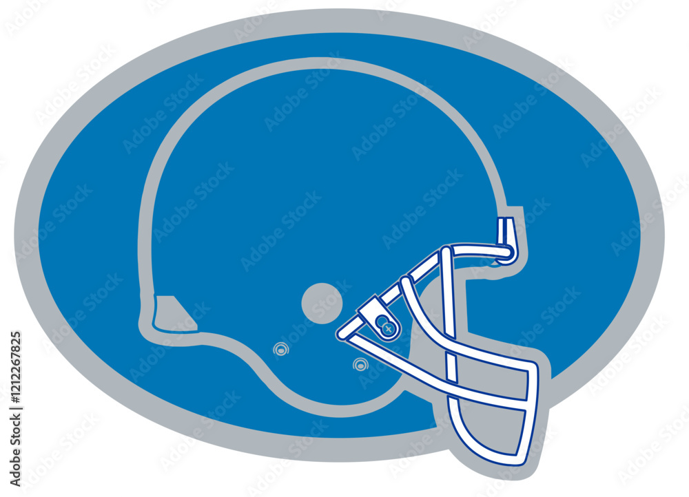 Helmet - Metallic silver and Honolulu blue football player helmet, sport vector graphics, hockey, for street art - graffiti lettering typography - art illustration - multicolor - writen
Helmet - Metallic silver and Honolulu blue football player helmet, sport vector graphics, hockey, for street art - graffiti lettering typography - art illustration - multicolor - writen