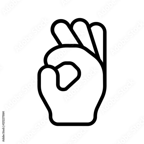 Gesture okay icon color editable