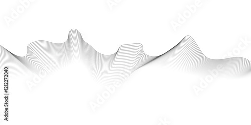 Background lines wave abstract stripe design. White background, mesh abstract, vector blurred soft blend color background .

