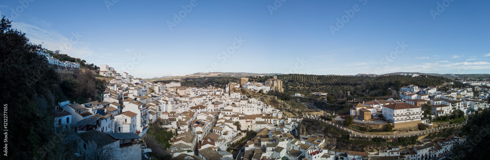 Municipio de Setenil de las Bodegas en la provincia de Cádiz, España Municipio de Setenil de las Bodegas en la provincia de Cádiz, España