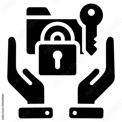 Data Handling Glyph Icon