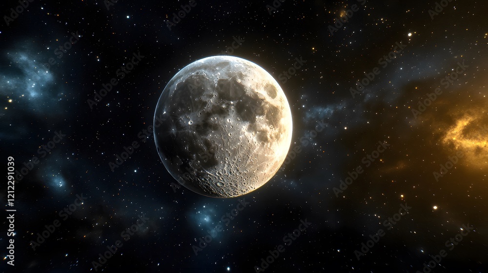 Fototapeta premium moon and stars