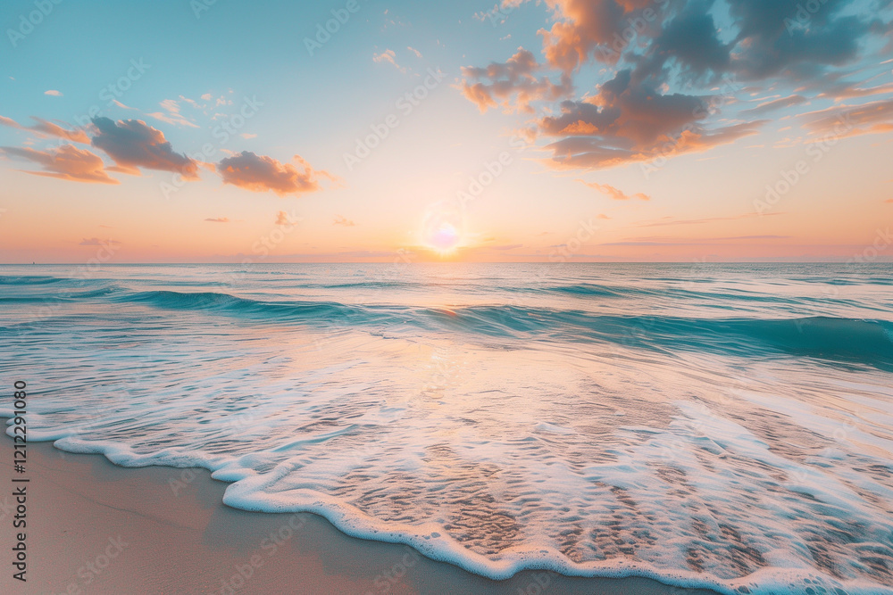 Fototapeta premium Sunset at the beach