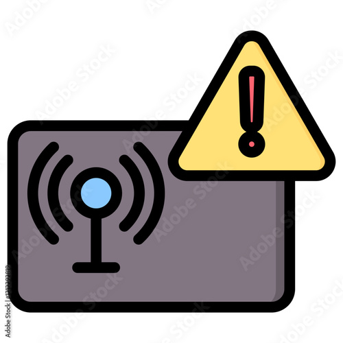 Intrusion Detection Outline Color Icon