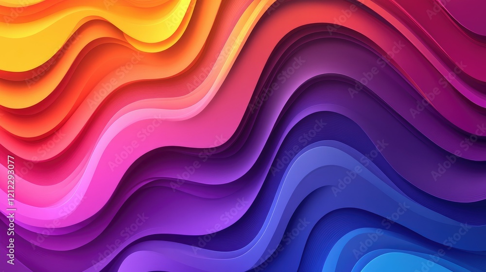 Abstract colorful wave background Abstract colorful wave background
