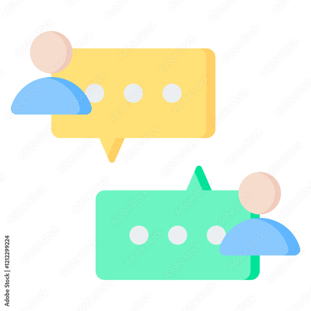 Communication Flat Icon Communication Flat Icon