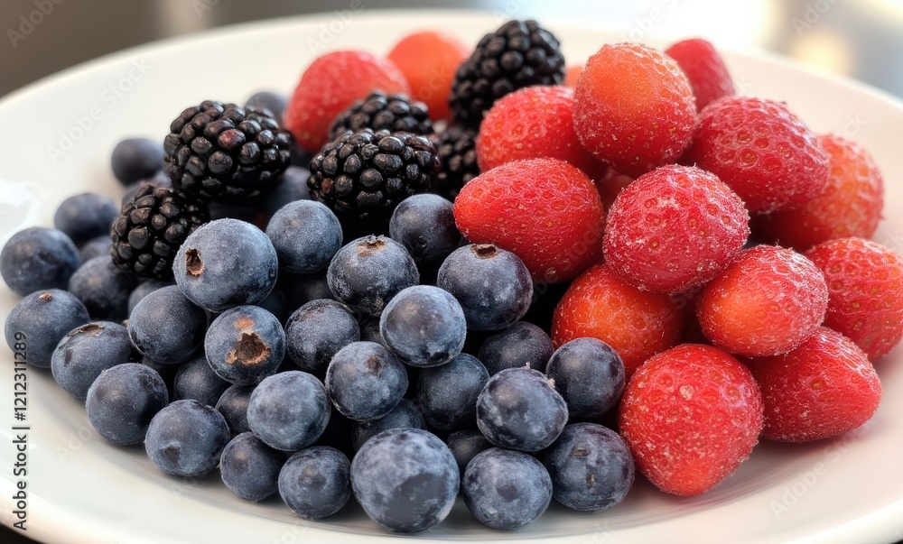 Vibrant assortment of fresh berries Vibrant assortment of fresh berries