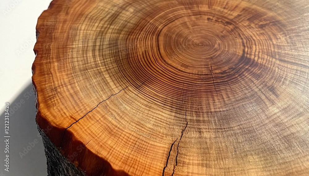 Obraz premium Intricate Patterns in Natural Wood Grain Showcasing Rich Textures and Depth