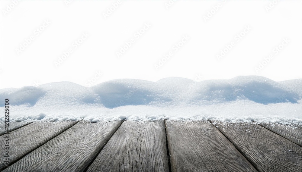 snow floor isolated on white background snow floor isolated on white background