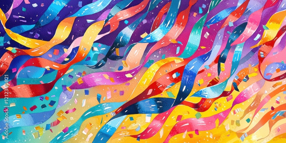Bright and Cheerful Streamers Bright and Cheerful Streamers