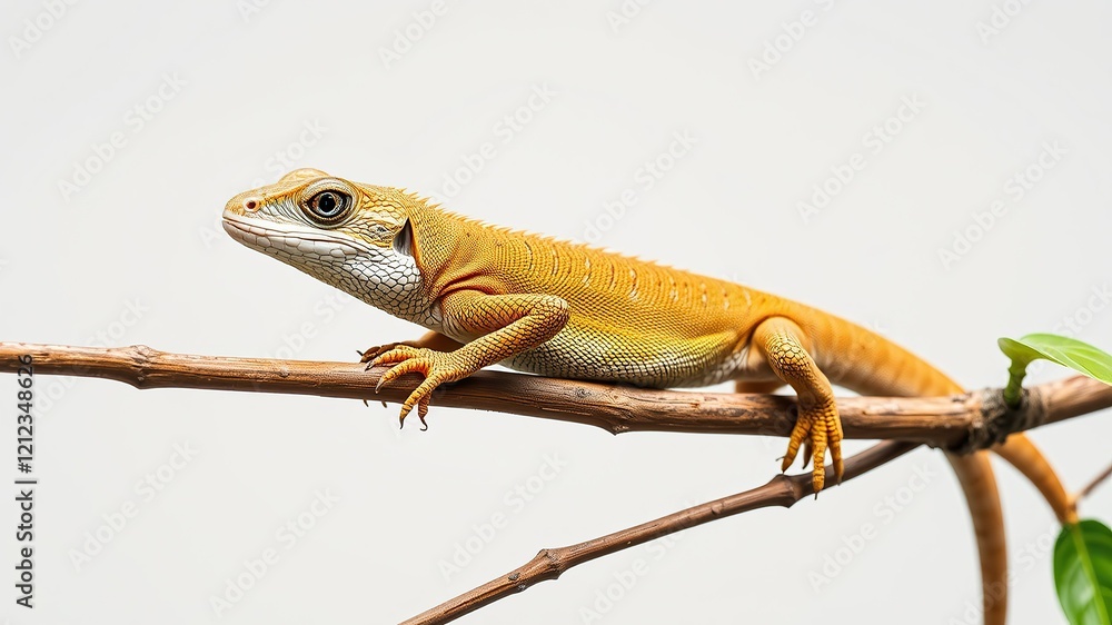 Fototapeta premium chameleon on a tree