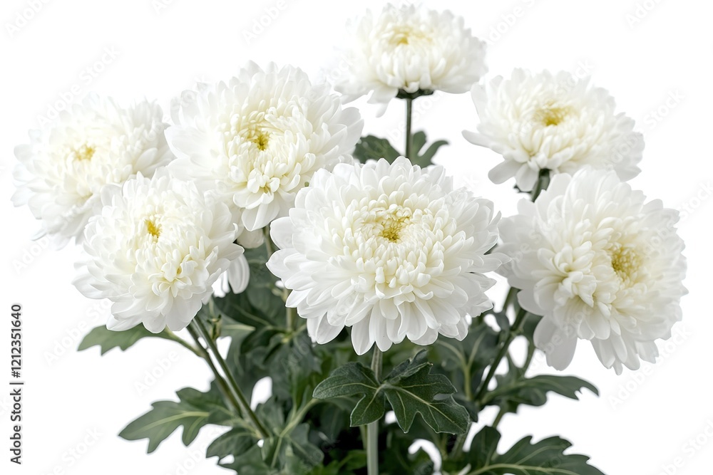 Elegant White Chrysanthemum Bloom, Pure Simplicity, High-Resolution Floral Image, Perfect for Design Elegant White Chrysanthemum Bloom, Pure Simplicity, High-Resolution Floral Image, Perfect for Design