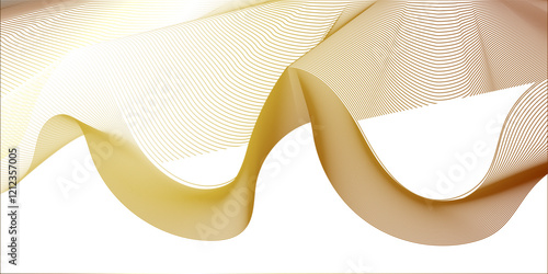 Abstract wavy lines flowing curve gradient color on transparent background. Abstract white background colorful lines. modern wavy stripes on white background isolated.	