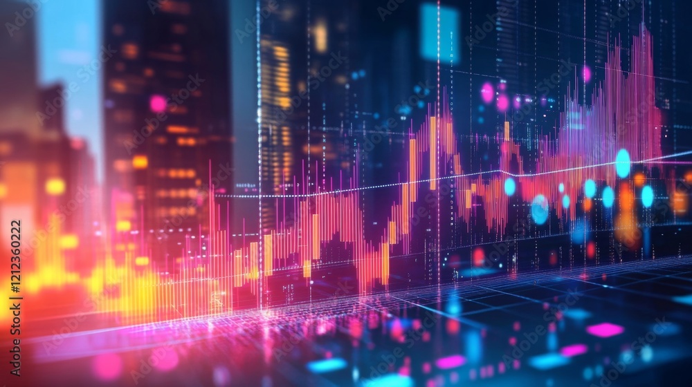 A glowing graph A glowing graph