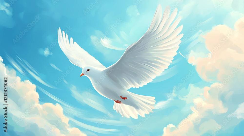 A bird soaring through the sky in flight A bird soaring through the sky in flight
