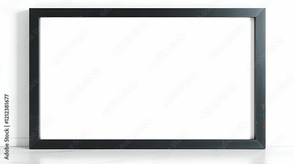 Modern Blank Black Frame Mockup on White Wall, in different Ratios Modern Blank Black Frame Mockup on White Wall, in different Ratios