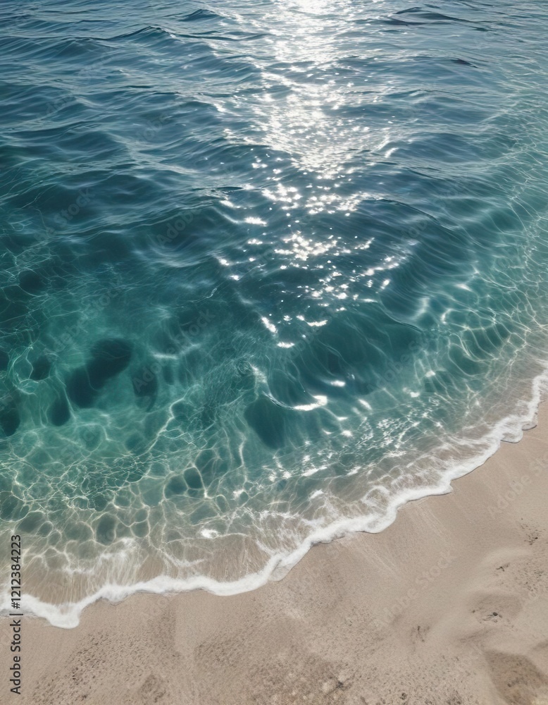 Shimmering pool water with circular waves on the shore, reflected light, shoreline reflection, shimmering water, circular waves Shimmering pool water with circular waves on the shore, reflected light, shoreline reflection, shimmering water, circular waves