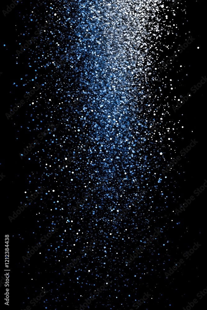 Obraz premium Elegant Sparkle Gradient with Blue and White Highlights - Made with Generative AI