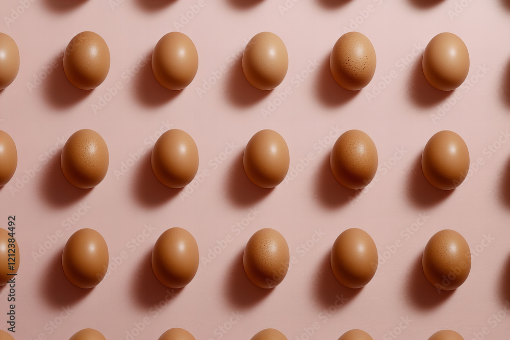 Vibrant Polka Dot Easter Eggs on Colorful Pink Background for Holiday Decoration, Spring Crafts, and Festive Celebrations Vibrant Polka Dot Easter Eggs on Colorful Pink Background for Holiday Decoration, Spring Crafts, and Festive Celebrations