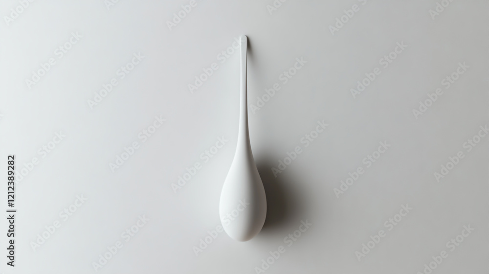 Fototapeta premium Dropper with a white background – a minimal and clean presentation
