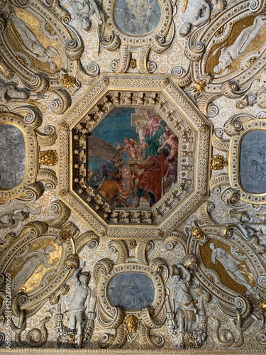 Venice distributing honours painting