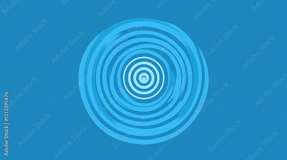 Abstract ripple effect on blue background Abstract ripple effect on blue background