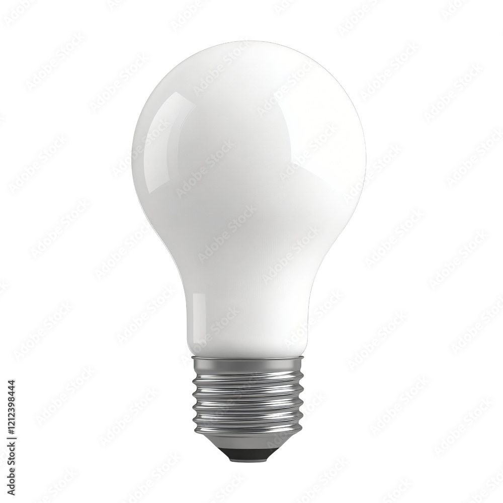 White Light Bulb, Idea, Innovation, Energy White Light Bulb, Idea, Innovation, Energy
