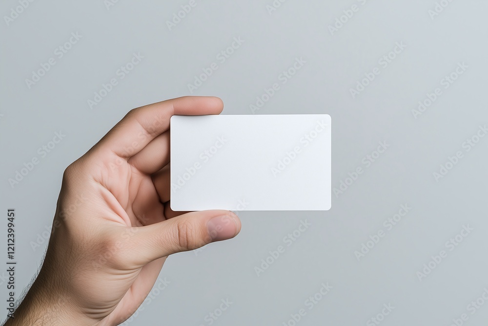 Professional identity blank business card presentation Professional identity blank business card presentation