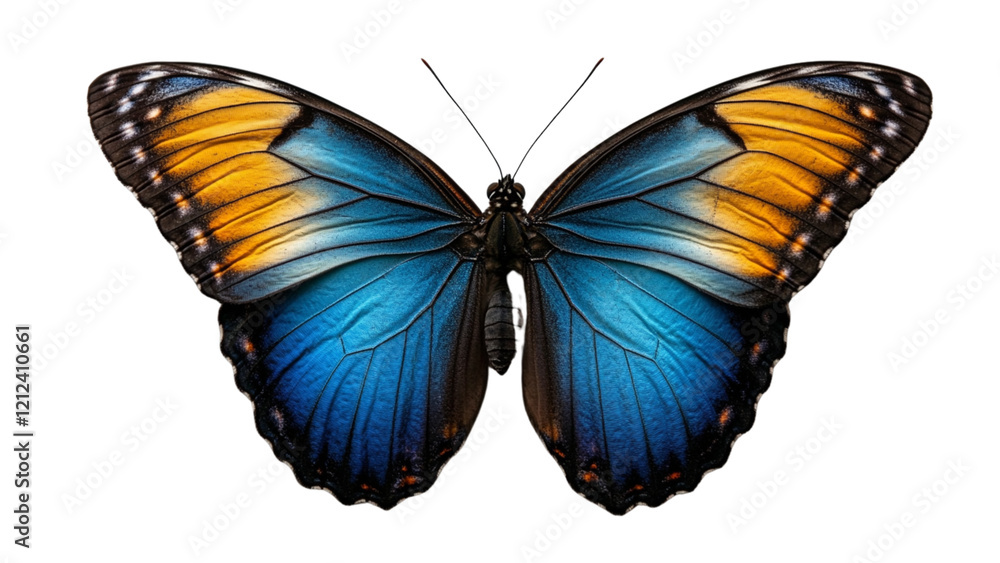 A butterfly with orange and black wings. The butterfly is resting on a white background. The butterfly is the main focus of the image A butterfly with orange and black wings. The butterfly is resting on a white background. The butterfly is the main focus of the image