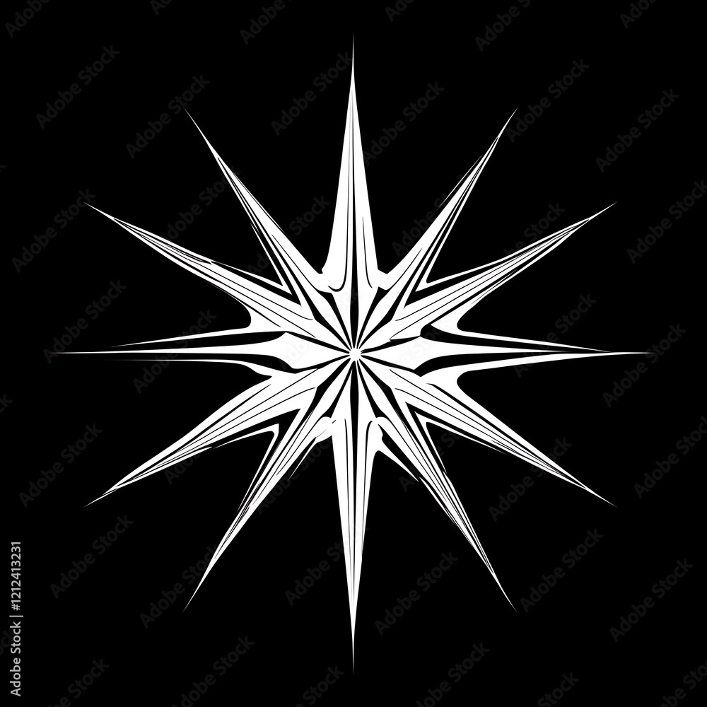 Obraz premium Abstract star graphic design, for background use