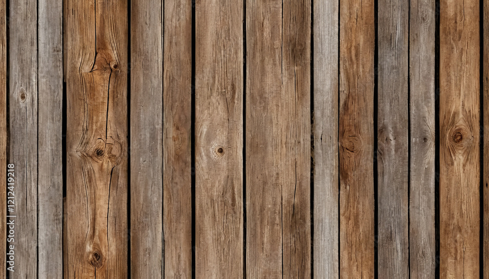 Fototapeta premium Rustic wooden plank texture with natural grain patterns