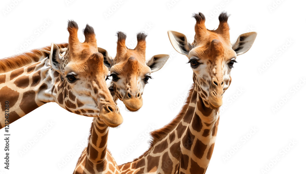 Naklejka premium Giraffe-shaped green bush png