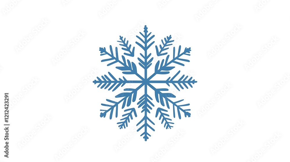 Simple snowflake graphic design, use for winter themed projects Simple snowflake graphic design, use for winter themed projects