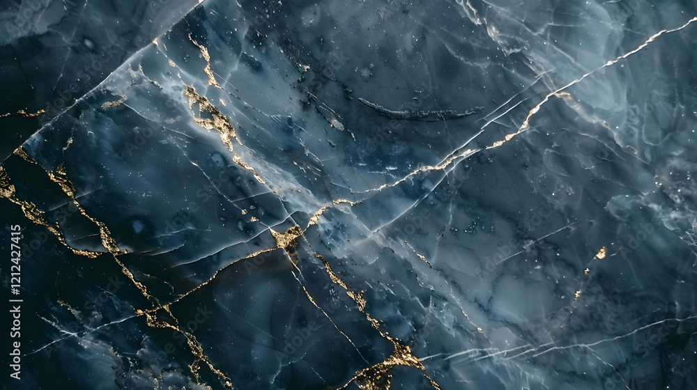 A close-up view of dark marble with golden veins, showcasing natural elegance. A close-up view of dark marble with golden veins, showcasing natural elegance.