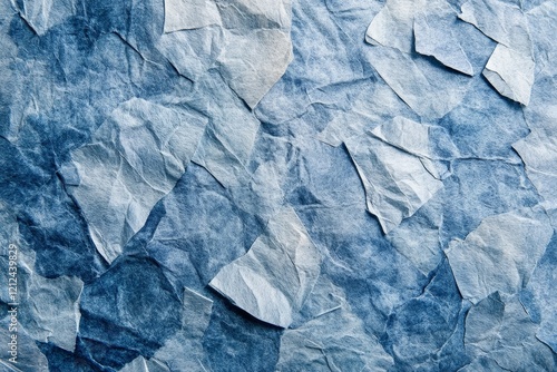 Wallpaper Mural Blue watercolor paper texture, background for overlay. Torontodigital.ca